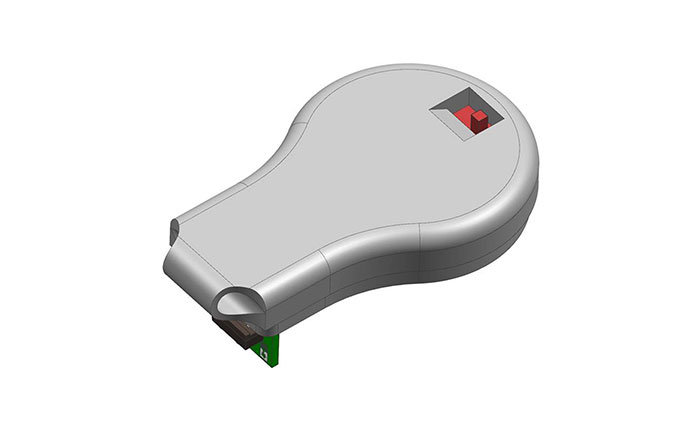 CAD image of back of case